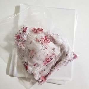 100 8x10 Clear open end poly clear recyclable bags